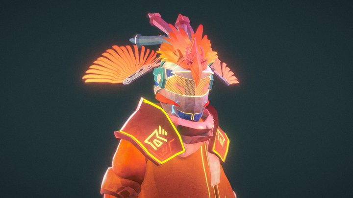 Phoenix character 3D Model