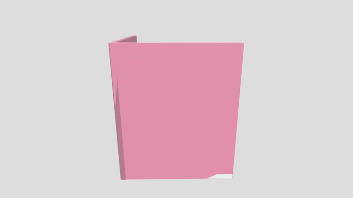 A simple gaming setup 3D Model