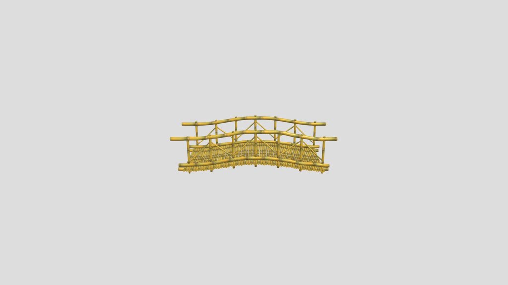 Garden Bamboo Bridge
