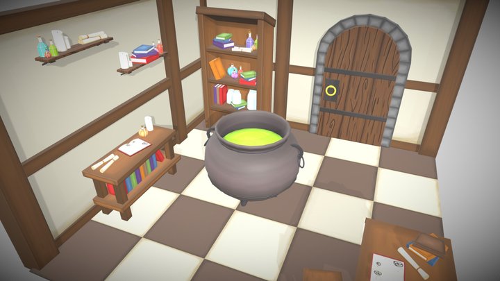 Witch's Room 3D Model