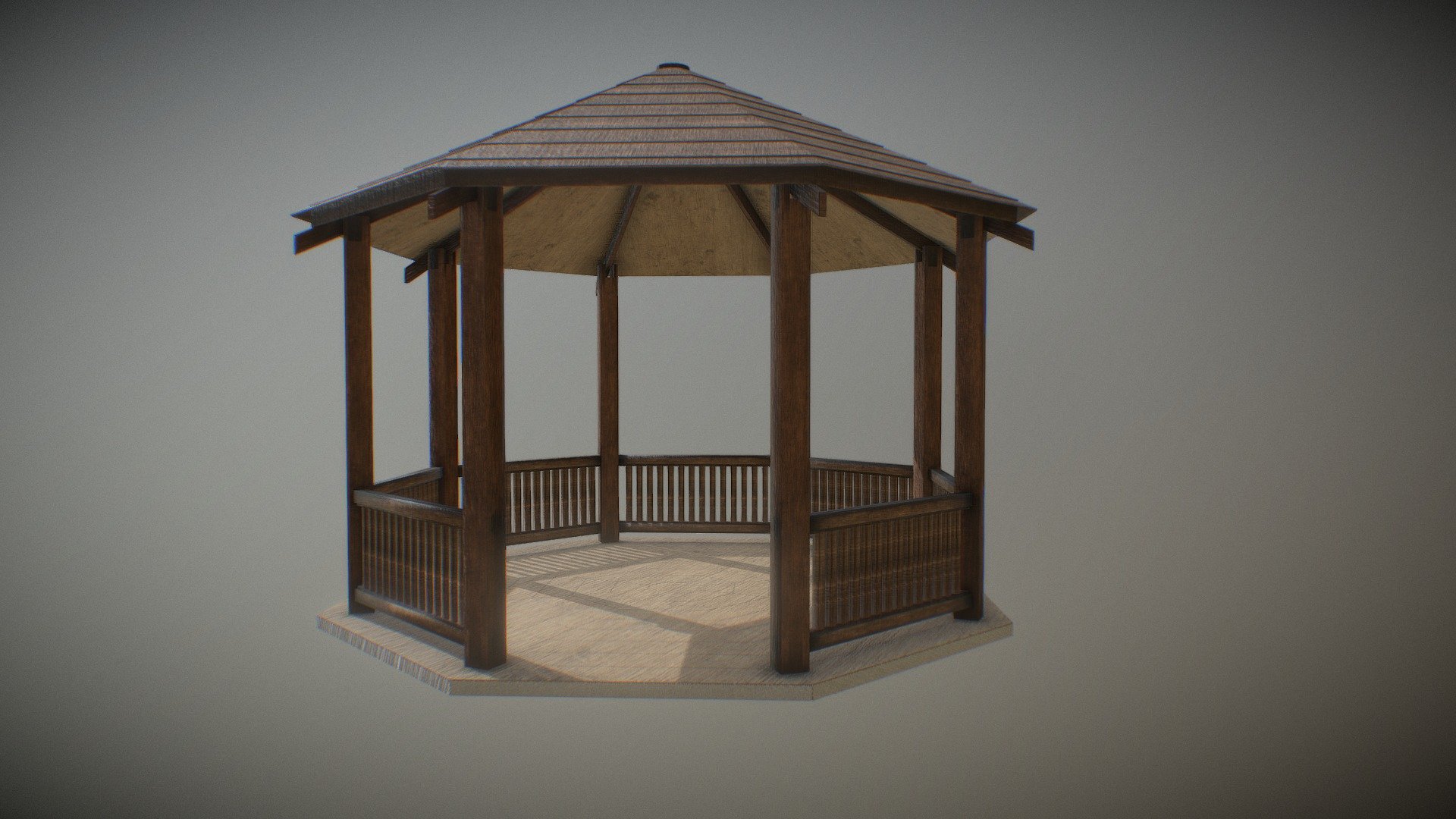 Gazebo Download Free 3D Model By ZareShadows ab95dfb Sketchfab