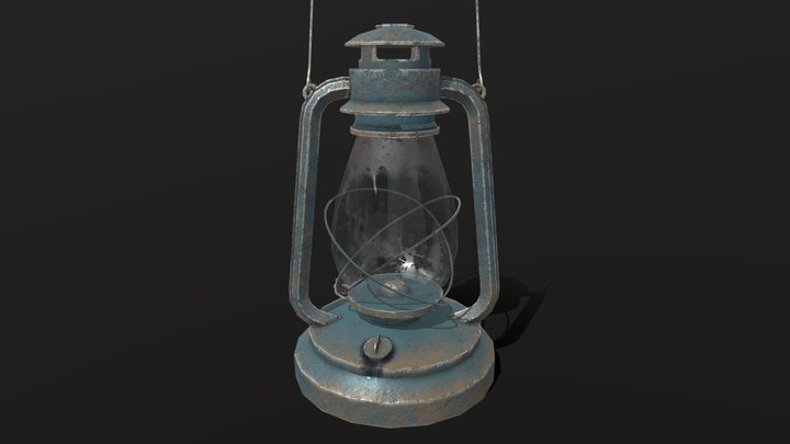 Old Lamp 3D Model