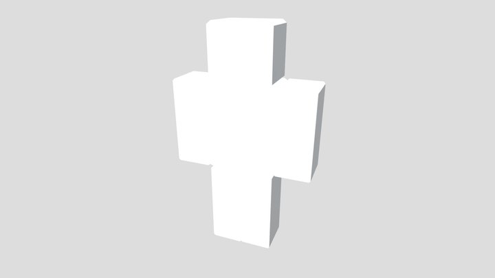 Square Person 3D Model