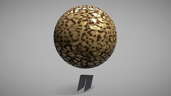 _ material: Baboon Fabric 3D Model