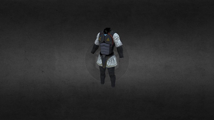 Skyrim Mod - Legend of Zelda Fierce Deity Armor 3D Model