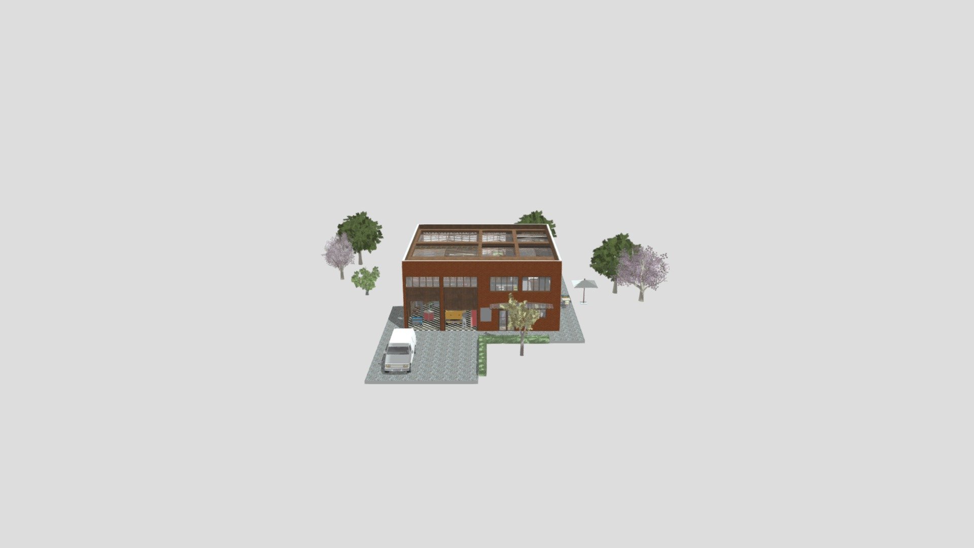 Vintage garage loft