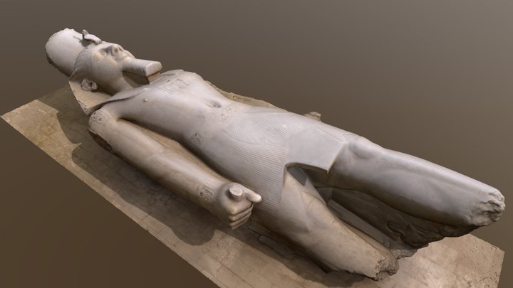 ラムセス２世の巨像（メンフィス） 3D Model