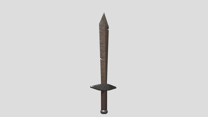 Stylized Sword 3D Model