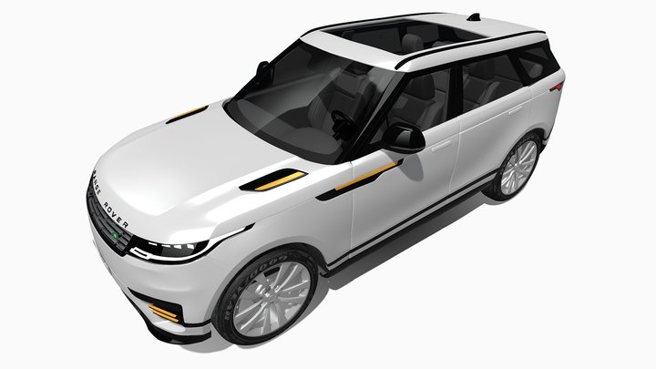 Range Rover Velar 3D Model