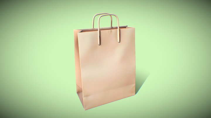 Paper Bag – Free 3D Model STL