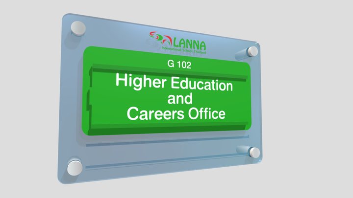 Sign Room 3d 3D Model