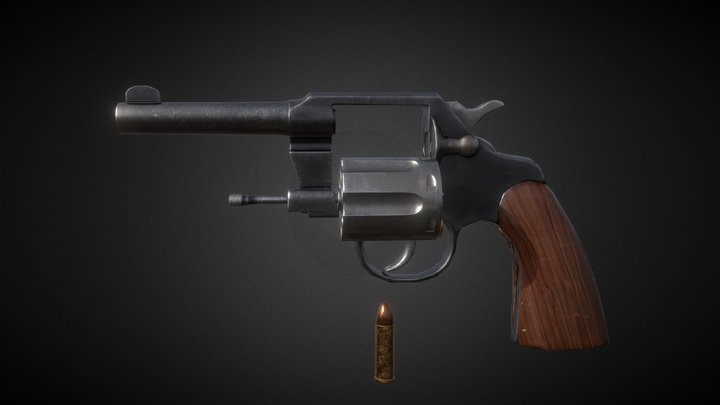 revolver 3D Model