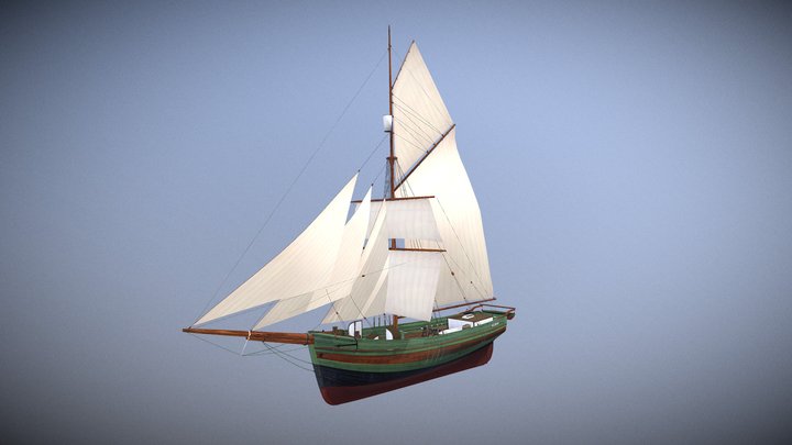 GJØA 3D Model