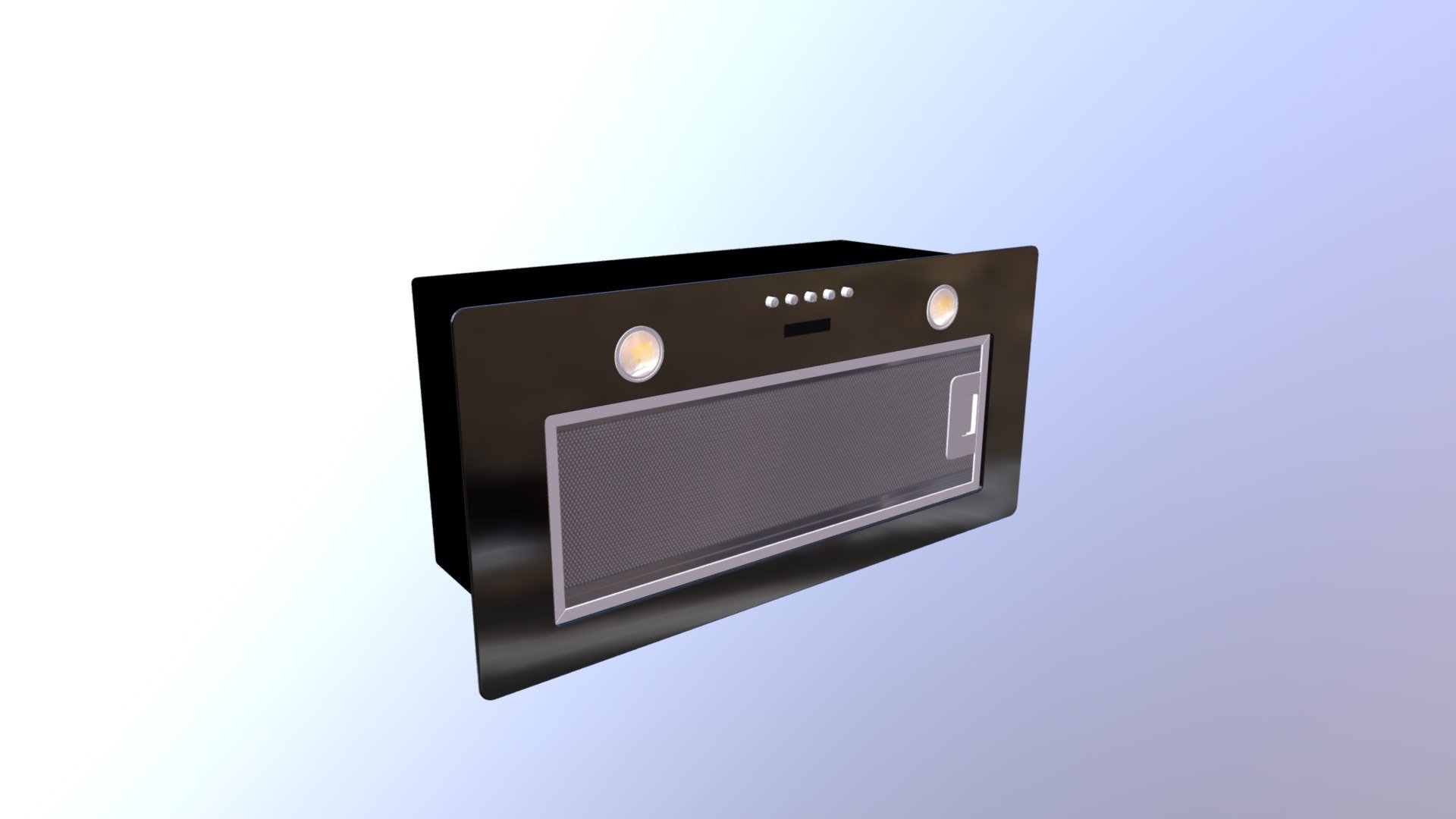Kitchen Hood Model 3D fbx