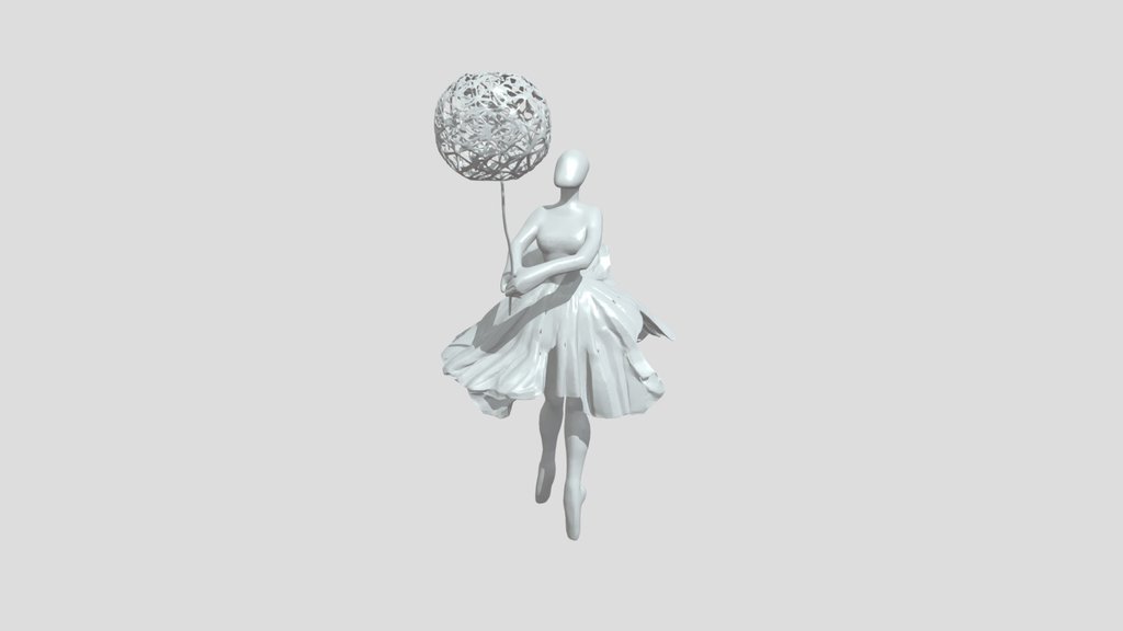 Ballerina with dandelion