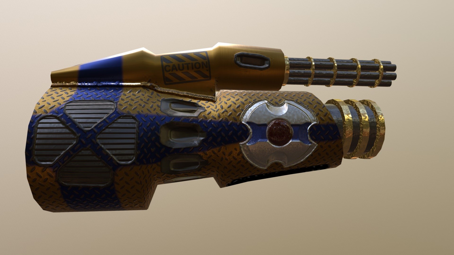 Arm Cannon: Clean with modified texture