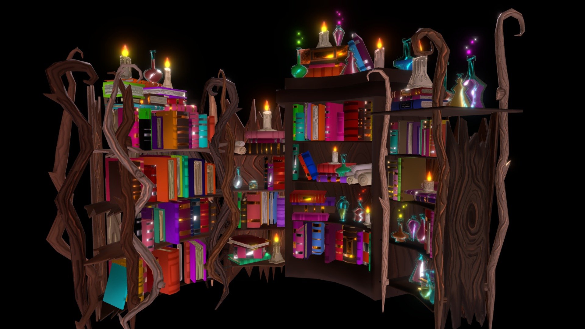 Wizards Bookcase