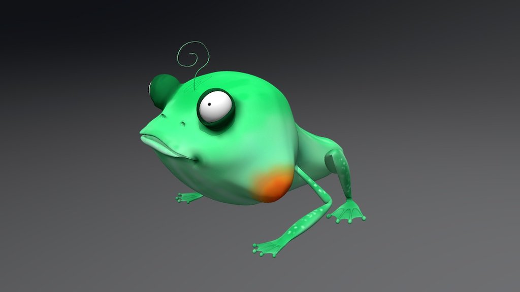 Frog - Download Free 3D model by Son (@son30031996) [ab9fa80]