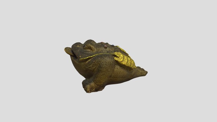 金蟾蜍 3D Model