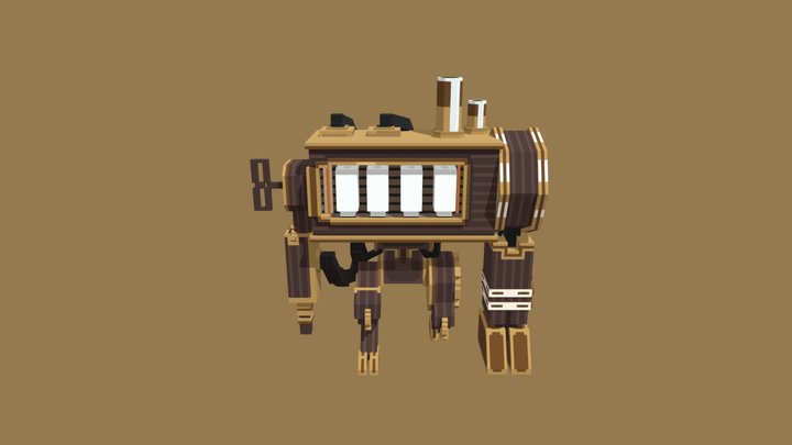 蒸汽运输机[Limbus company:Steam transport machine] 3D Model