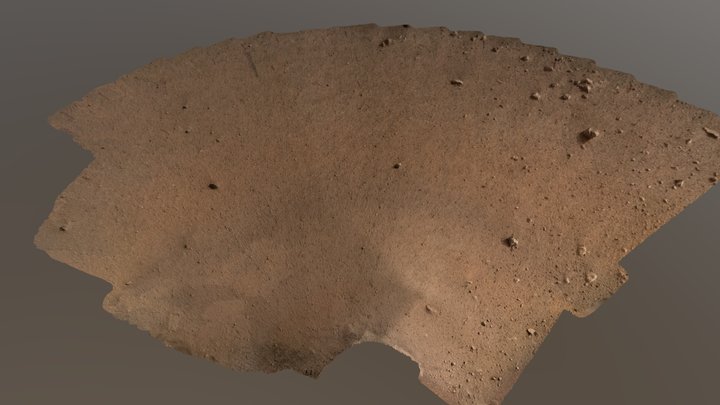 InSight landing site 3D Model