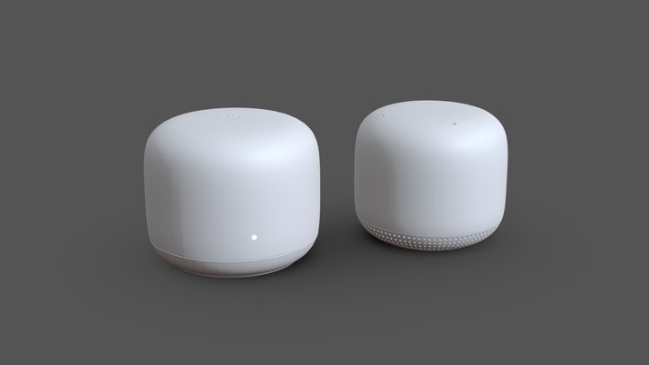Wi-Fi router Google Nest Wifi 3D Model