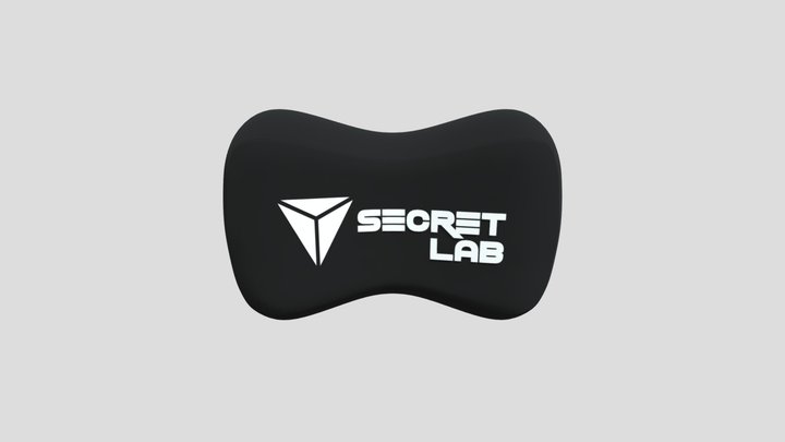 Secretlab Titan Magnetic Headrest Pillow 3D Model