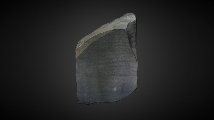 Rosetta Stone 3D Model