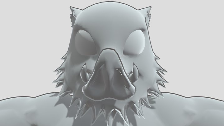 Inosuke demon slayer 3D Model