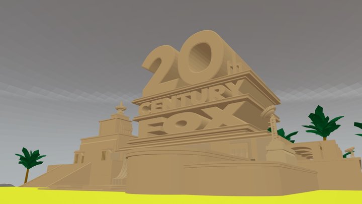 20th Century Fox Matt Hoecker 2009 Logo 3D Model