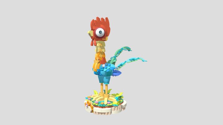 LEGO SET 43272 Heihei 3D Model