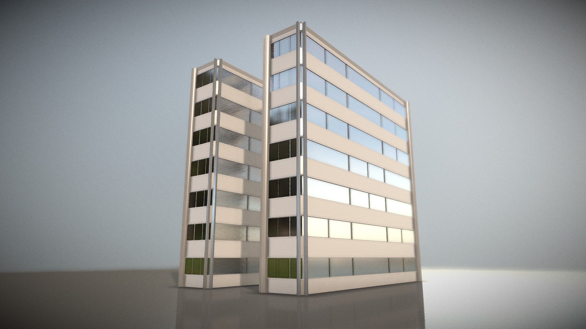 City Building Design N-1 — Sketchfab embed 3D viewer