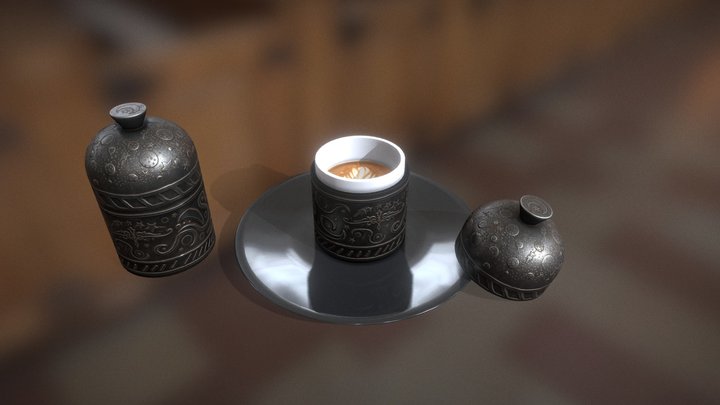 Cup Holder (Zarf V2) 3D Model