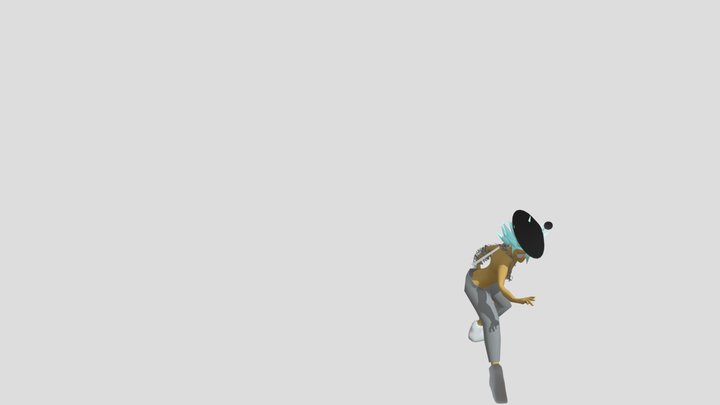 Ninja Idle 3D Model