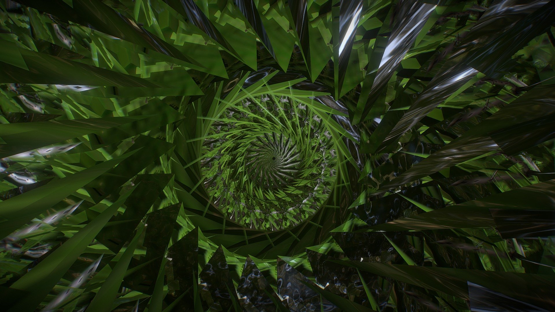 LEAF TUNNEL OPENING