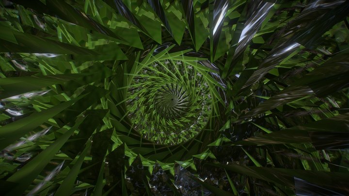 LEAF TUNNEL OPENING 3D Model