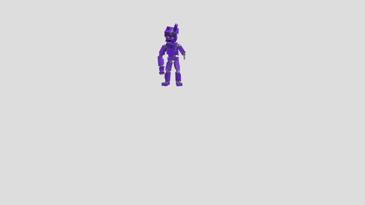 Fnaf-6 scrap Bonnie 3D Model