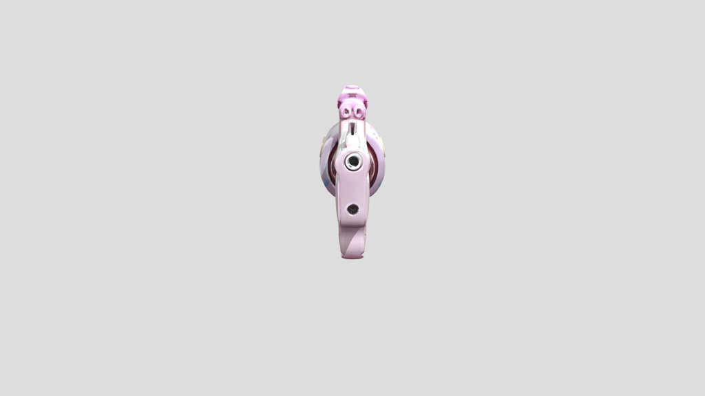 Pink decorative toy gun