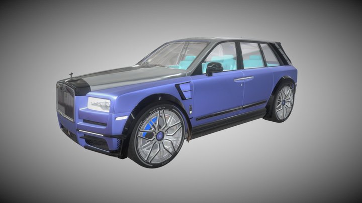 ROLLS-ROYCE CULLINAN CARBON MANSORY STYLE 3D Model