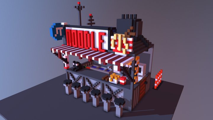 Voxel 3d model