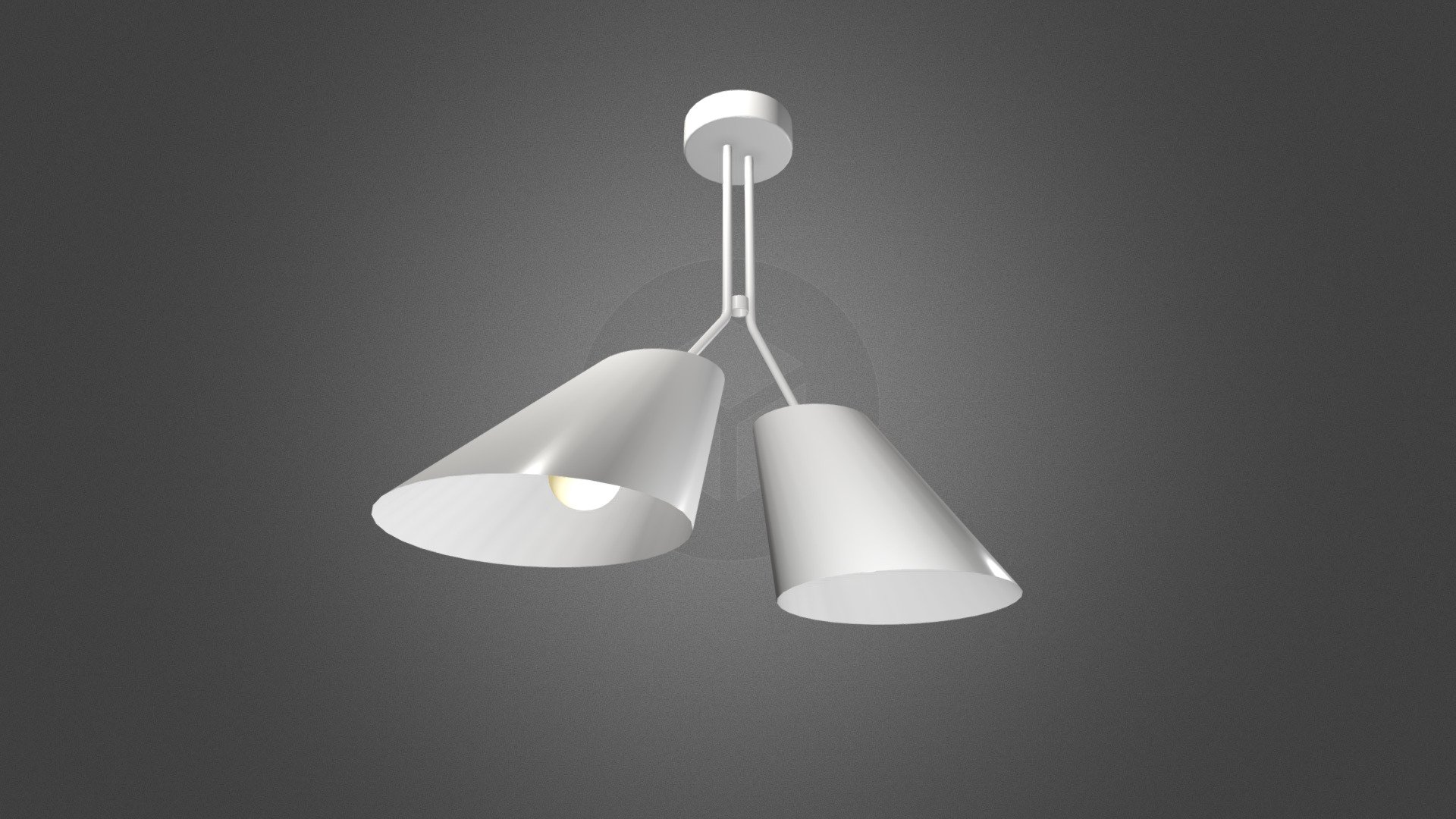 Lora 2x60W ceiling lamp