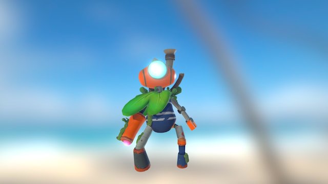 Morgan Animated 3D Model