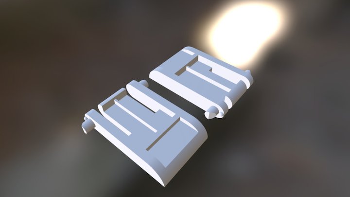 Pie de Teclado 3D Model