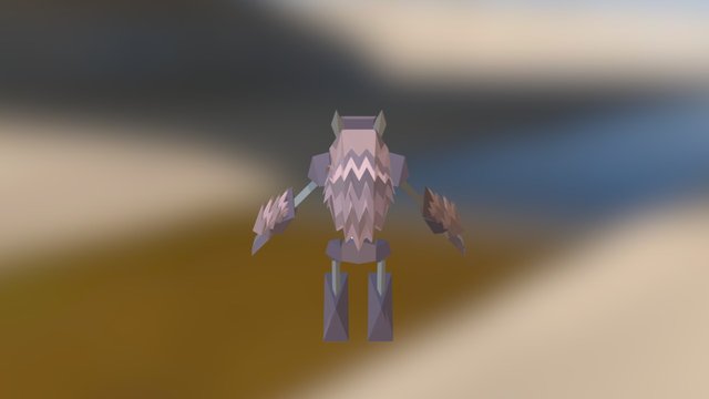 Wood Creature 3D Model