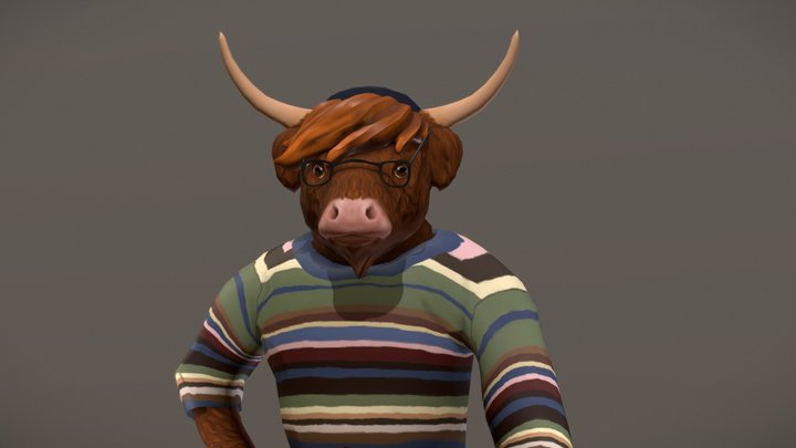 Fenrin Stonehorn 3D Model