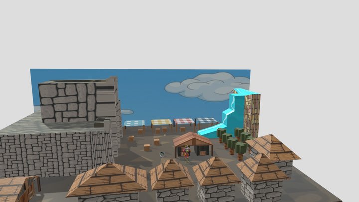 Escena Blender 3D Model