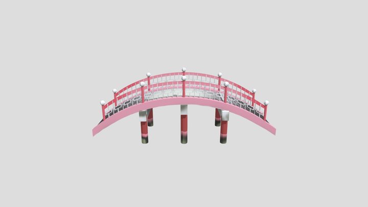 Bridge by the park 3D Model
