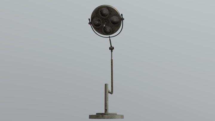 Hospital Floor Light 3D Model