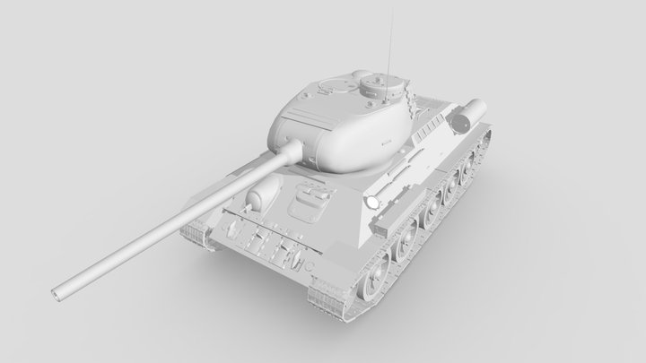 T34-85 3D Model