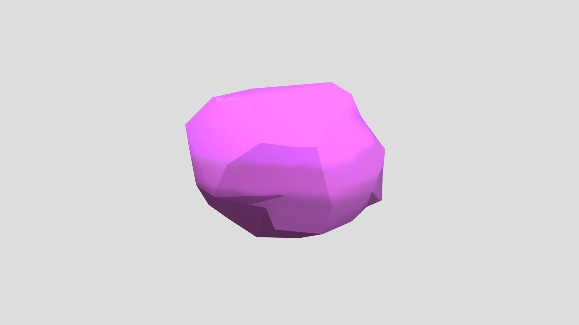 Purple boulder